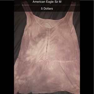 Purple tye dye tank